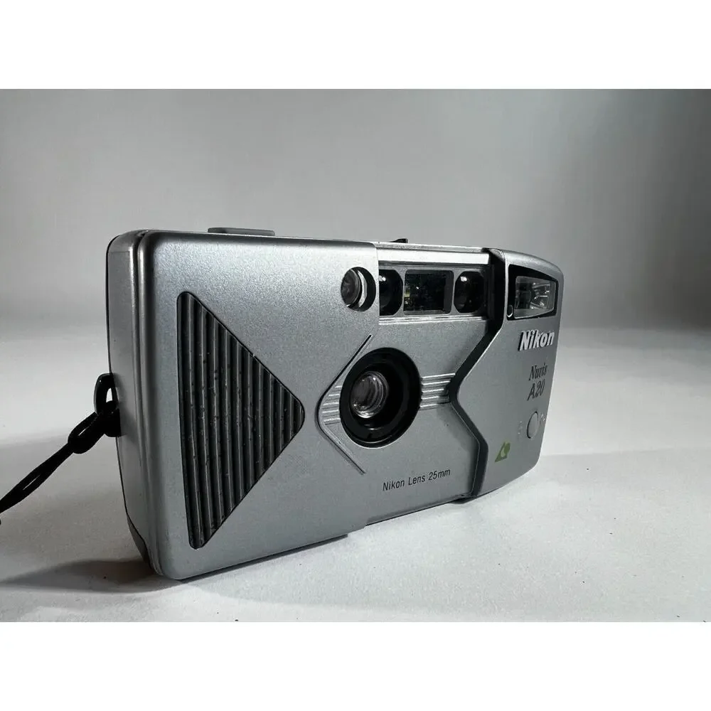 Nikon Nuvis A20 APS Point & Shoot Film Camera with Case New Oldsmobile